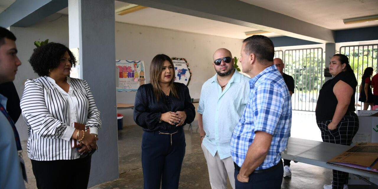 Tatiana Pérez Ramírez lidera visita ocular a tres escuelas en Aibonito  para atender necesidades prioritarias